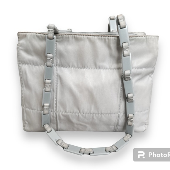 Authentic Grey Prada Shoulder Bag - Picture 1 of 7